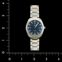 Stainless Steel Estate Omega Railmaster Blue