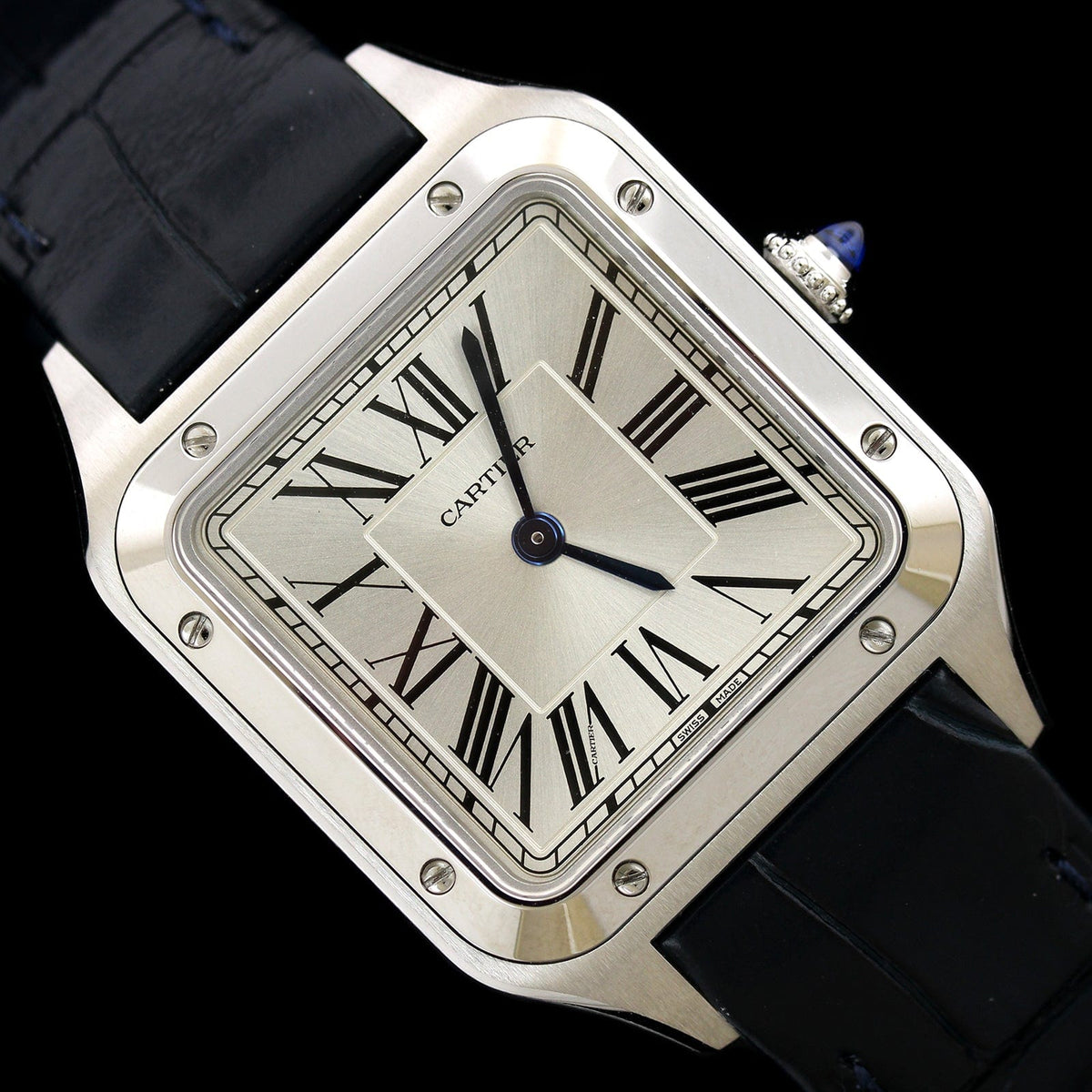 Stainless Steel Estate Cartier Santos Dumont