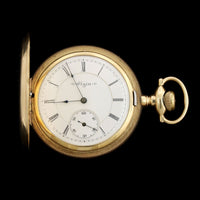 Elgin Hunter 14K Yellow Gold Estate Case Pocket Watch