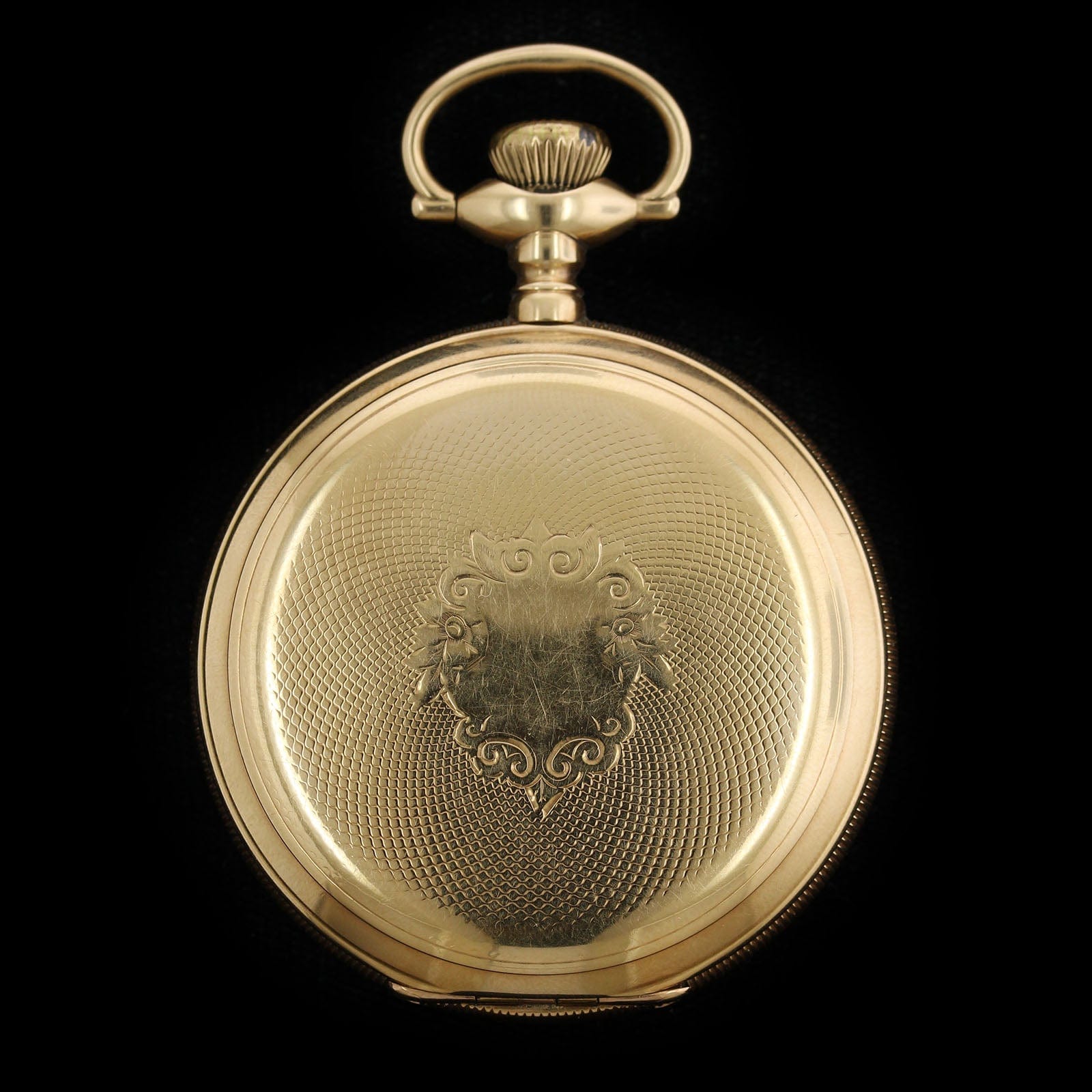 Elgin Hunter 14K Yellow Gold Estate Case Pocket Watch