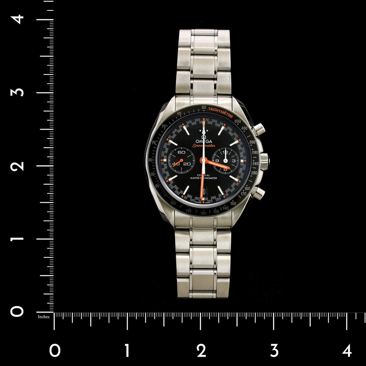 Steel Estate Omega Speedmaster Racing black dial