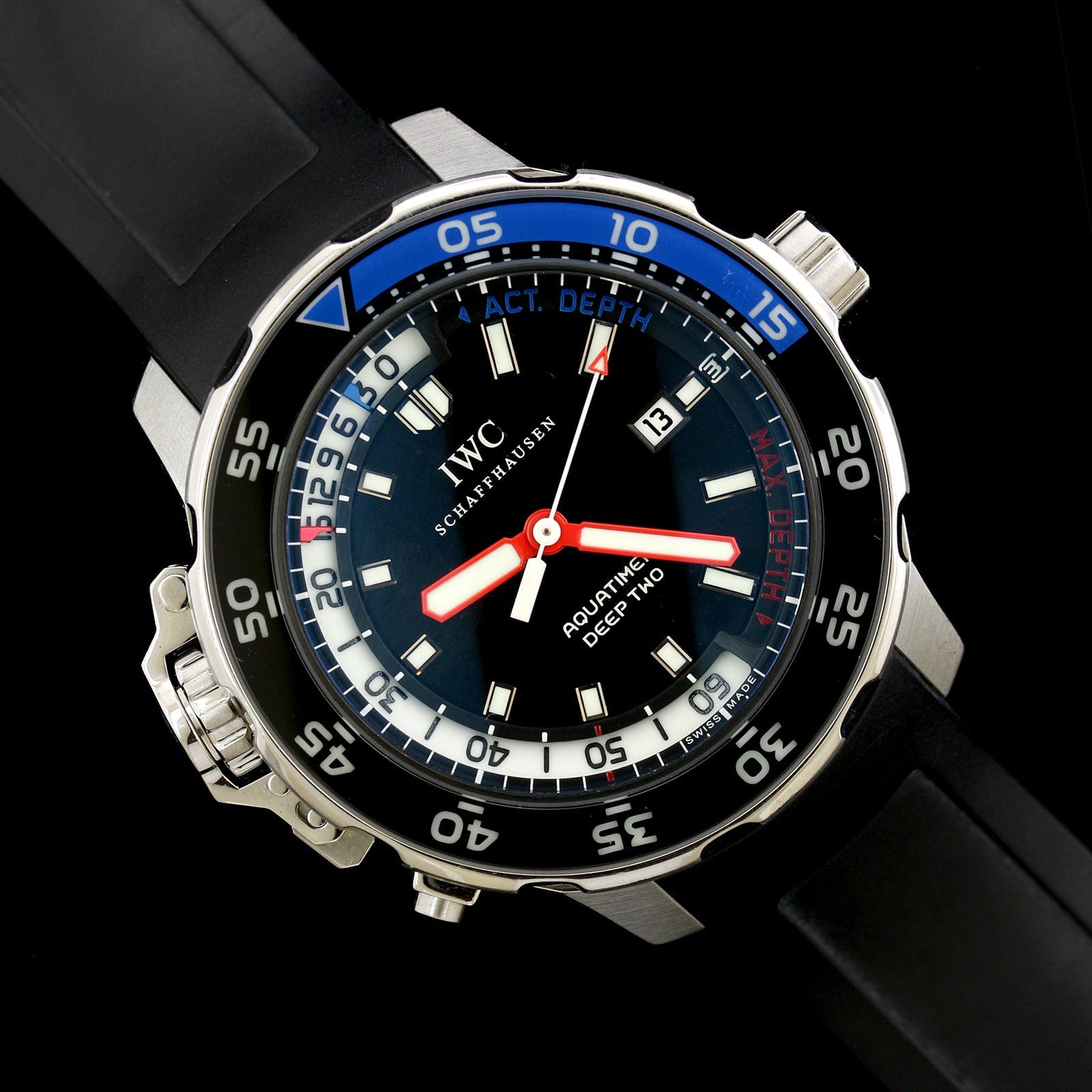 Steel Estate IWC Aquatimer Deep Two Watch