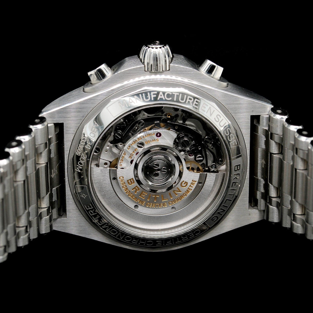Stainless Steel Pre-Owned Breitling Chronomat Chronograph Watch