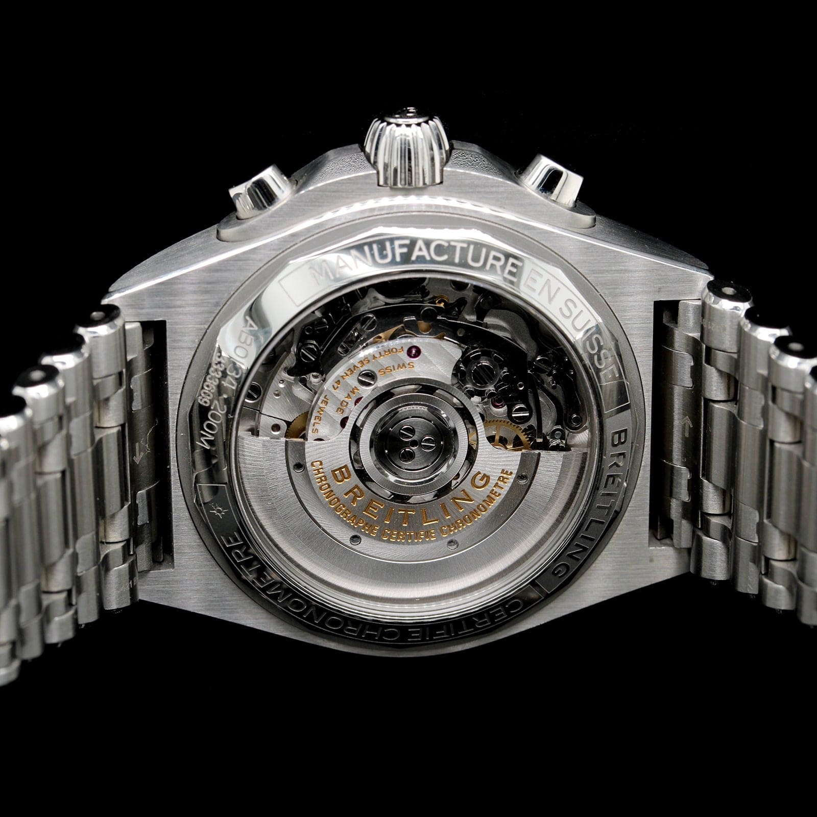 Stainless Steel Pre-Owned Breitling Chronomat Chronograph Watch