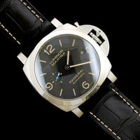 Stainless Steel Pre-Owned Panerai Luminor Marina Watch