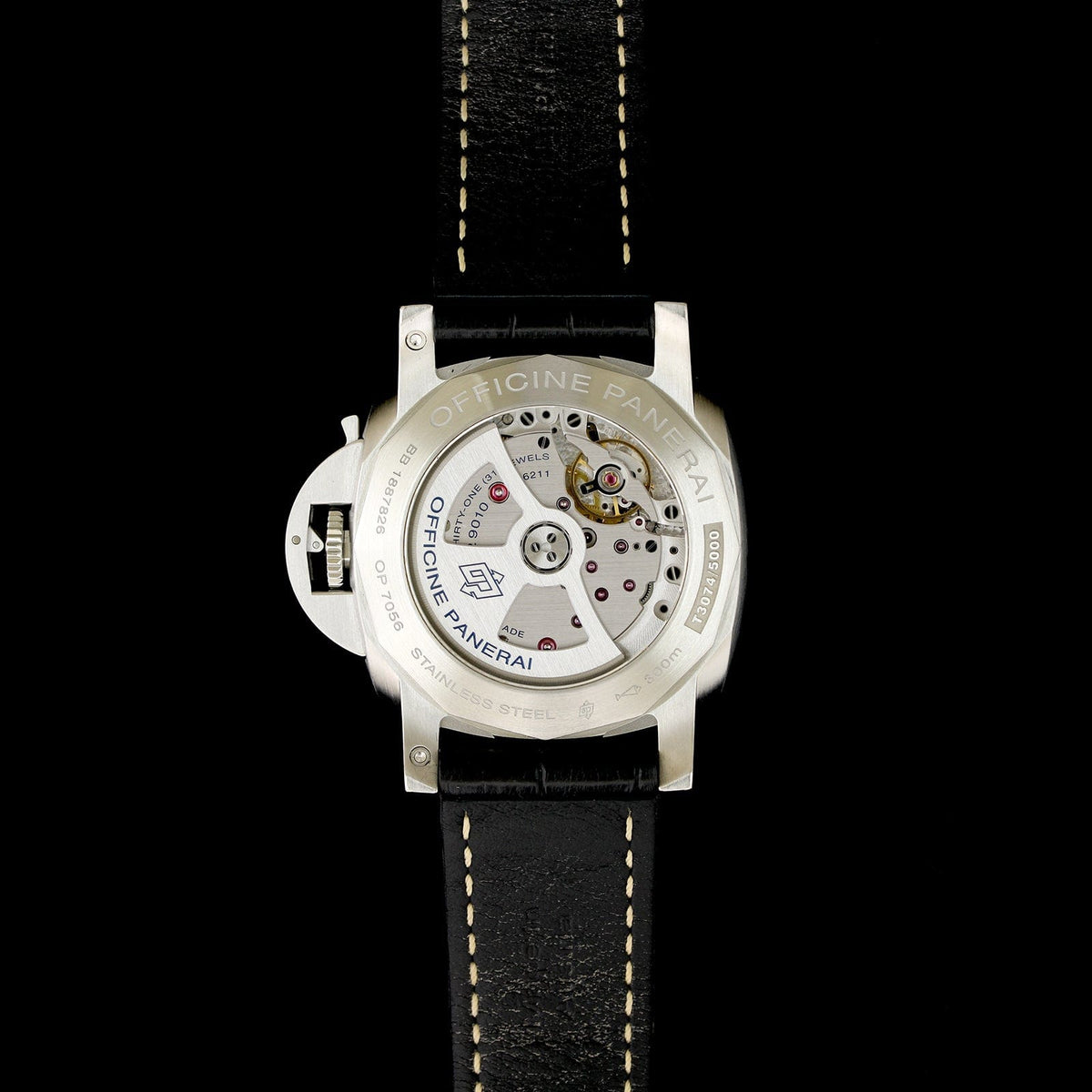 Stainless Steel Pre-Owned Panerai Luminor Marina Watch