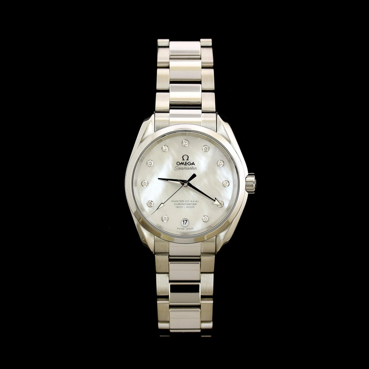 Stainless Steel Pre-Owned Omega Seamaster Aqua Terra Watch