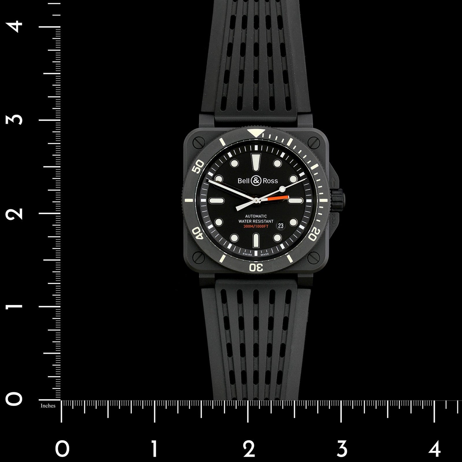 Ceramic Pre-Owned Bell & Ross BR 03-92 Diver Watch