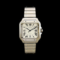 Stainless Steel Pre-Owned Cartier Santos De Cartier Watch