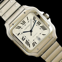 Stainless Steel Pre-Owned Cartier Santos De Cartier Watch