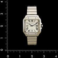 Stainless Steel Pre-Owned Cartier Santos De Cartier Watch