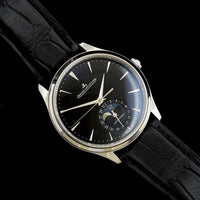 Stainless Steel Pre-Owned JLC Master Ultrathin Moonphase Watch