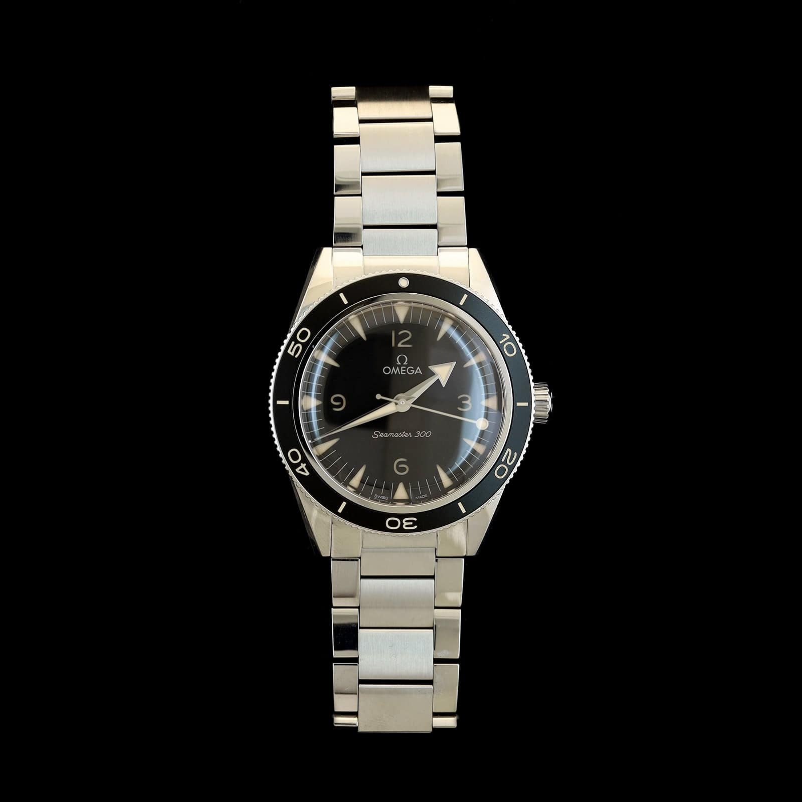 Stainless Steele Pre-Owned Omega Seamaster 300 Heritage Watch