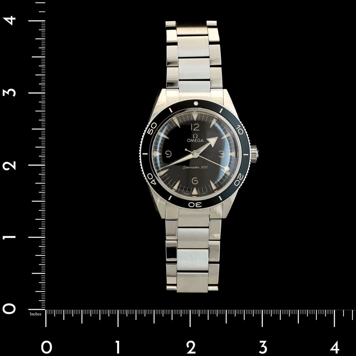 Stainless Steele Pre-Owned Omega Seamaster 300 Heritage Watch