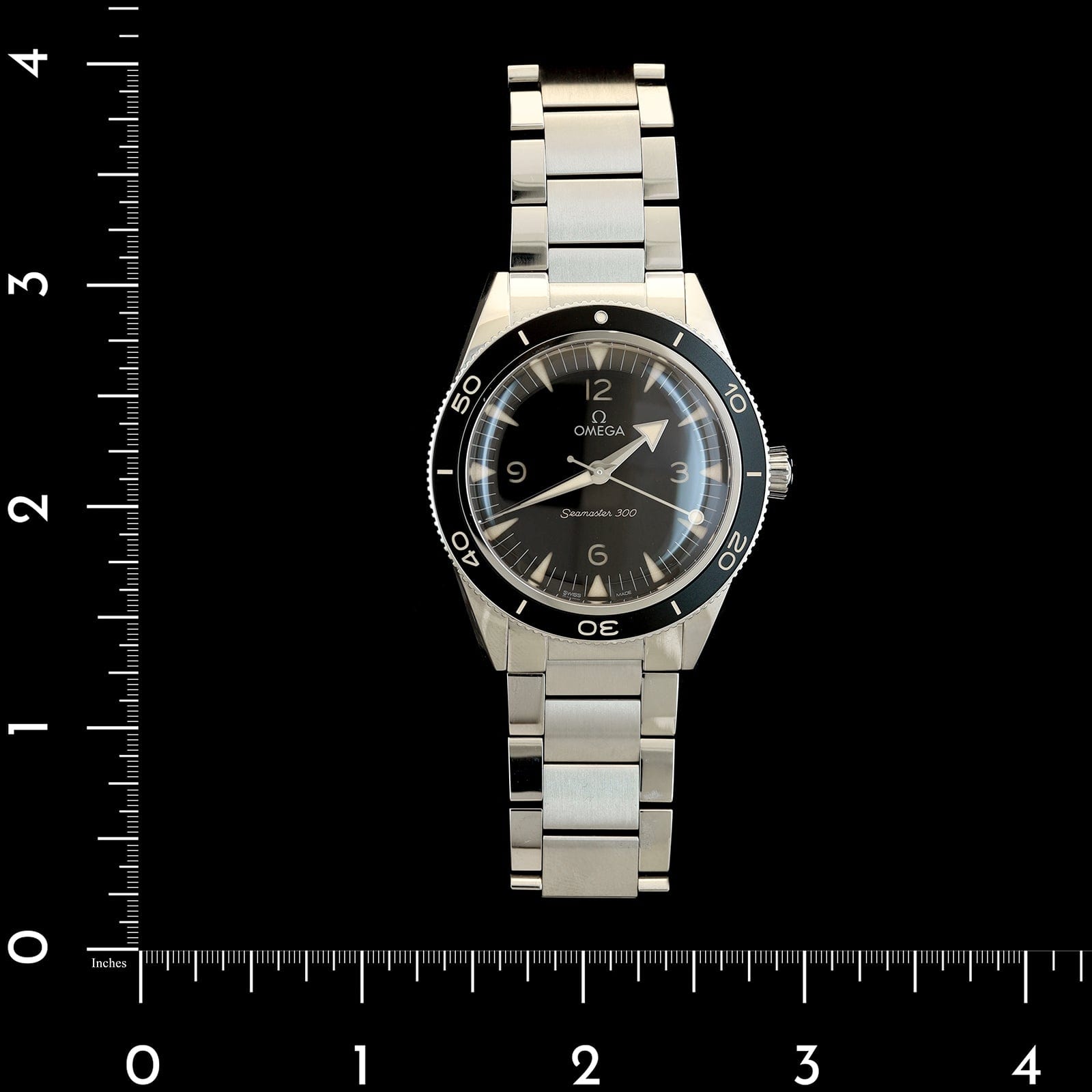 Stainless Steele Pre-Owned Omega Seamaster 300 Heritage Watch