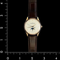 Yellow Gold Pre-Owned Jaeger Le-Coultre Master Ultra-thin Moonphase Watch