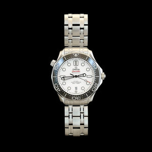 Stainless Steele Pre-Owned Omega Seamaster Diver 300M Watch