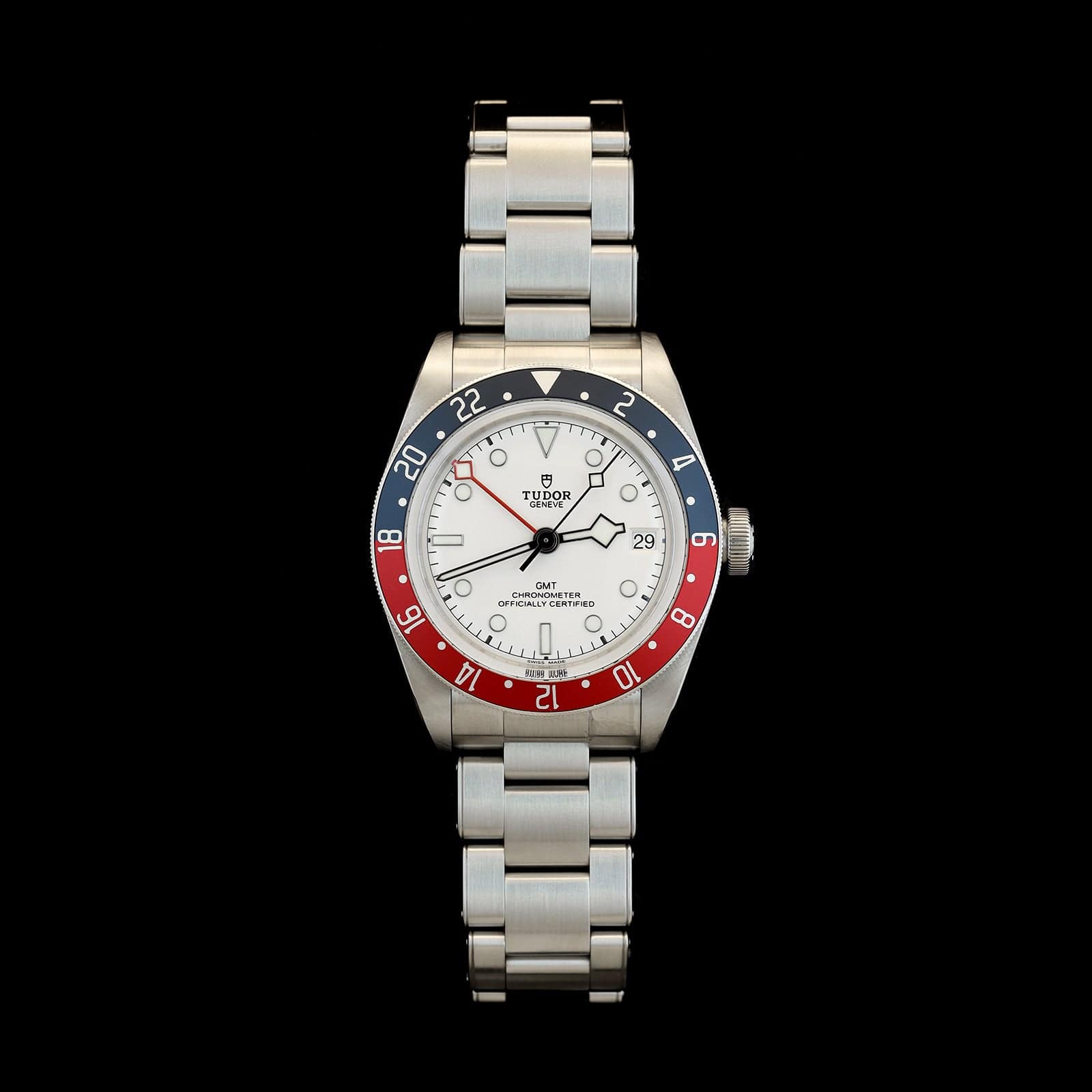 Stainless Steel Pre-Owned Tudor Blackbay 41 GMT Opaline Watch