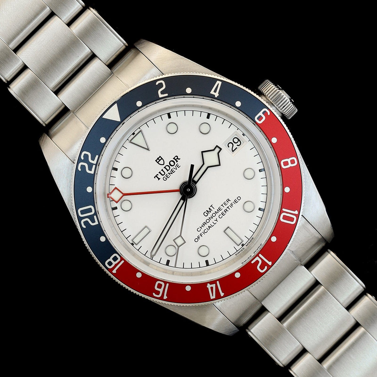 Stainless Steel Pre-Owned Tudor Blackbay 41 GMT Opaline Watch
