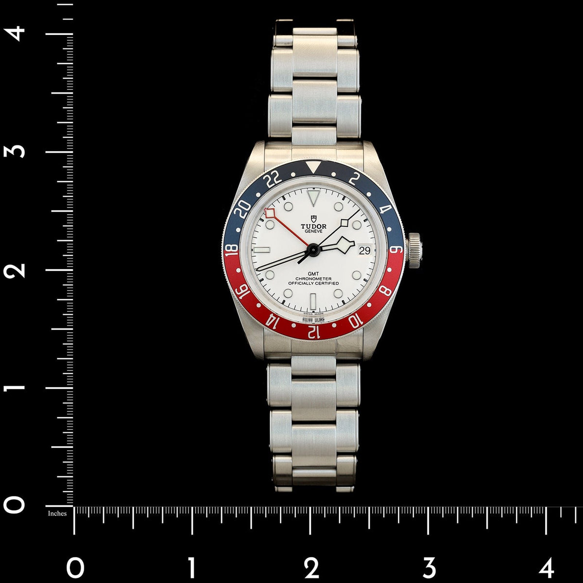 Stainless Steel Pre-Owned Tudor Blackbay 41 GMT Opaline Watch