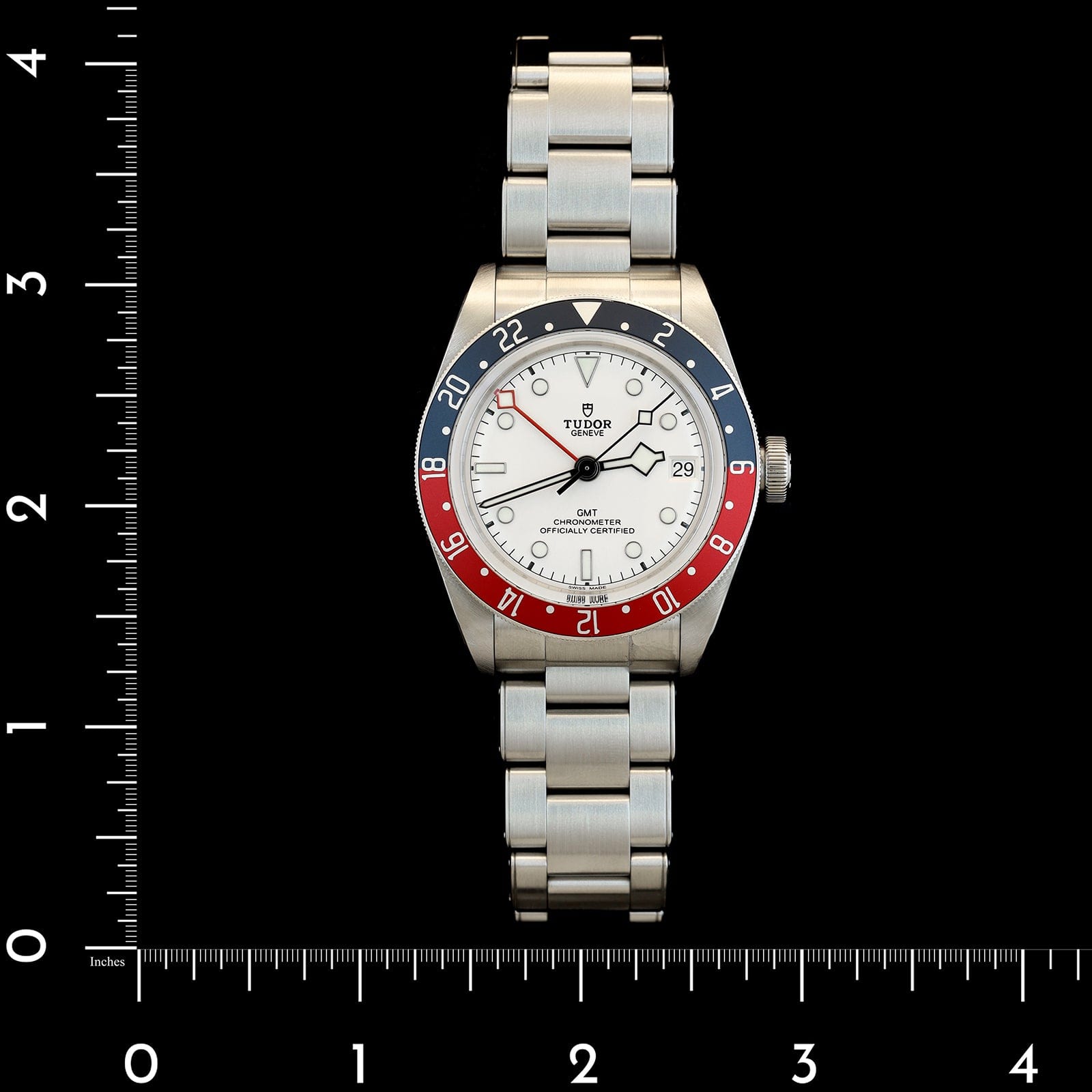 Stainless Steel Pre-Owned Tudor Blackbay 41 GMT Opaline Watch