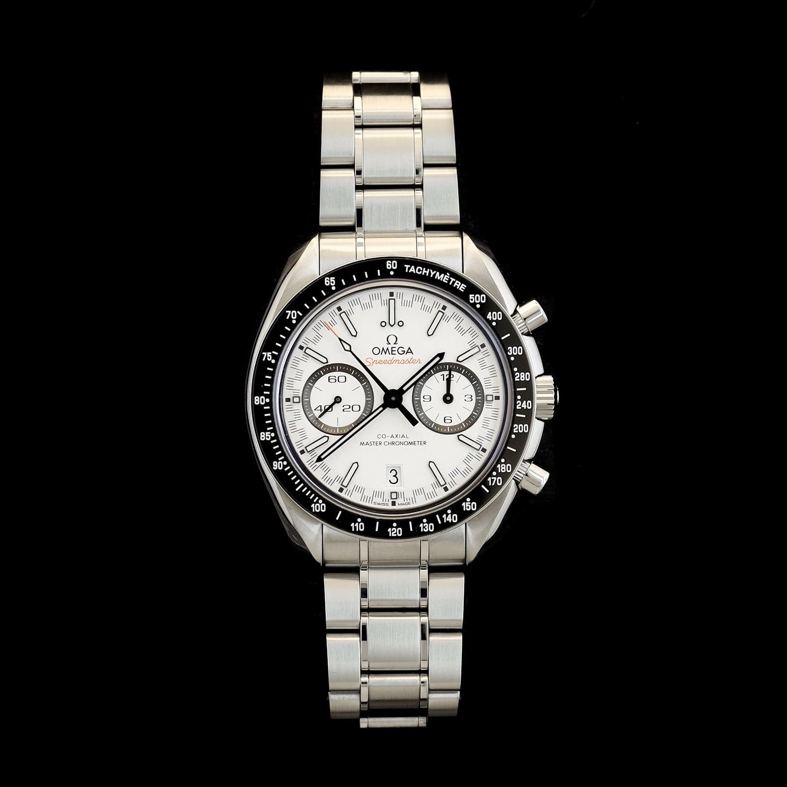 Stainless Steele Pre-Owned Omega Speedmaster Racing Watch