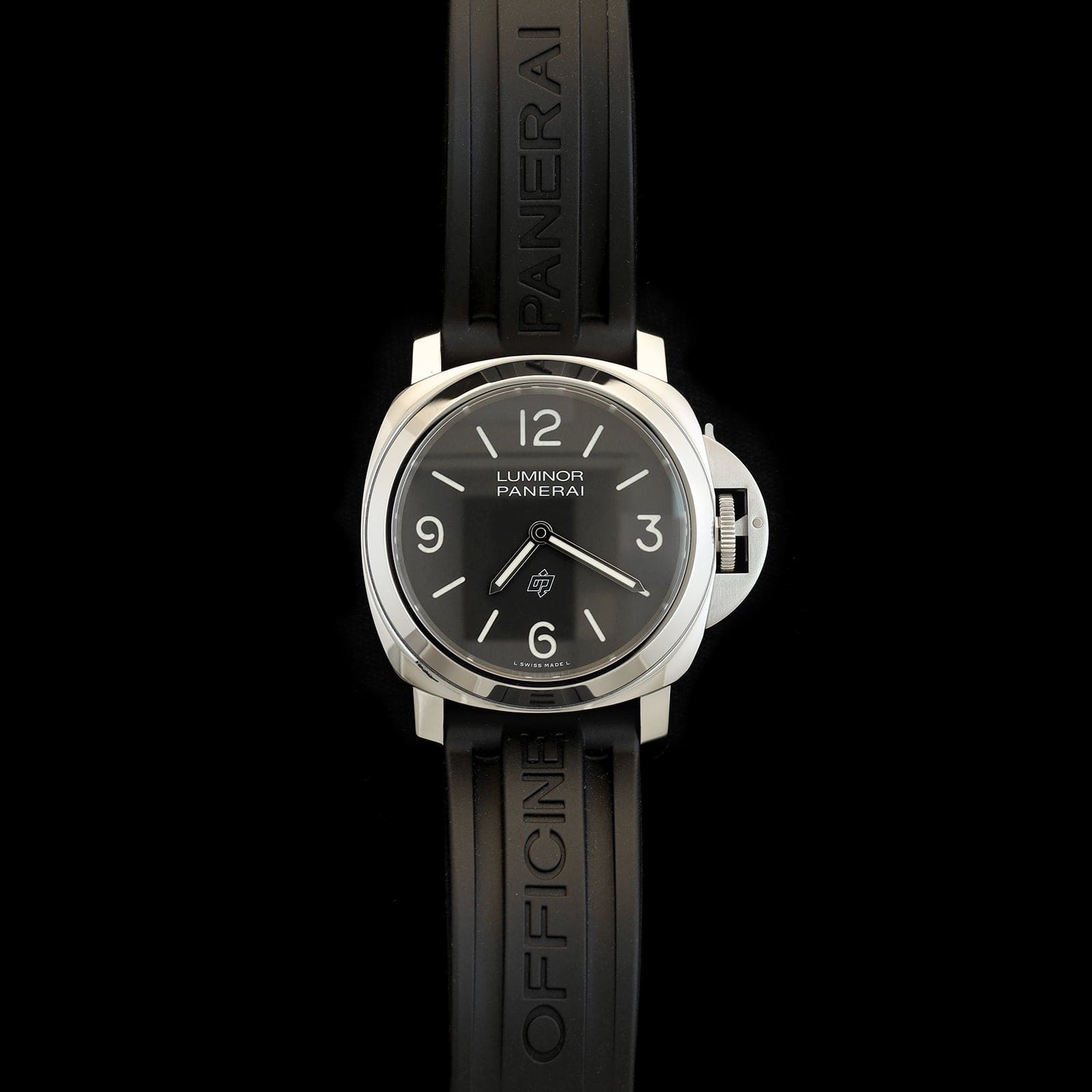 Stainless Steel Pre-Owned Panerai Luminor Base Logo Watch
