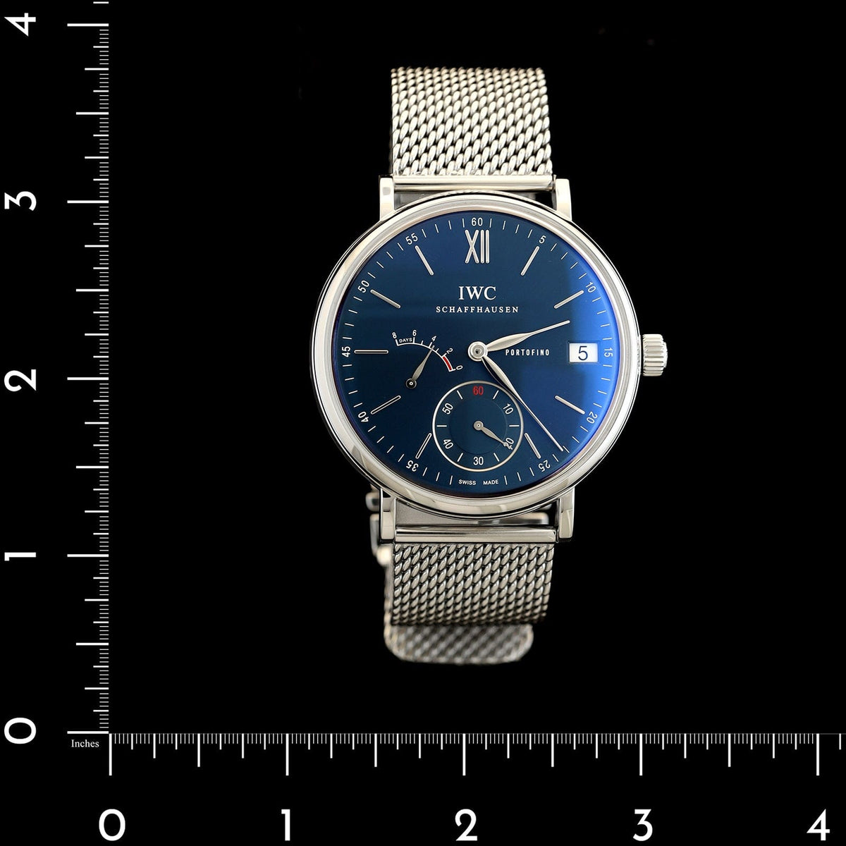Stainless Steel Pre-Owned IWC Portofino 8-day Watch