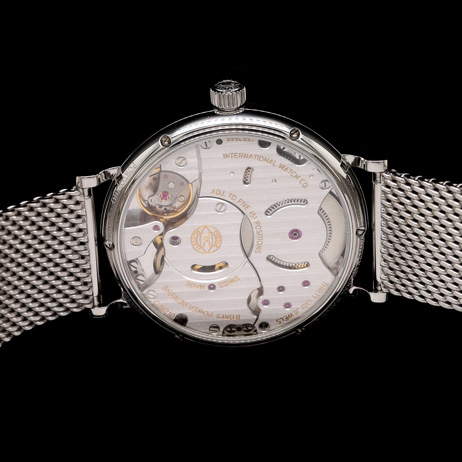 Stainless Steel Pre-Owned IWC Portofino 8-day Watch