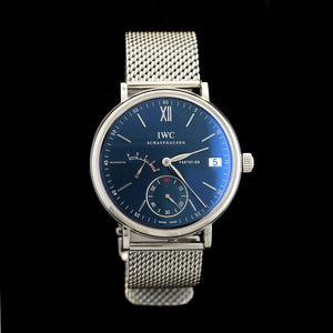 Stainless Steele Pre-Owned IWC Portofino 8-day Watch