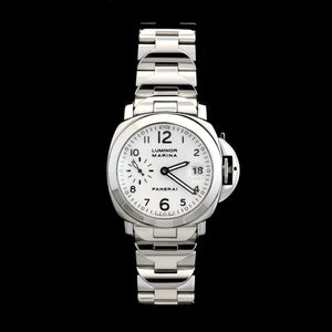 Stainless Steel Pre-Owned Panerai Marina Luminor Watch