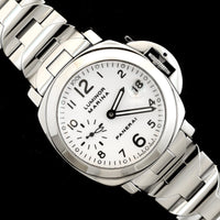 Stainless Steel Pre-Owned Panerai Marina Luminor Watch