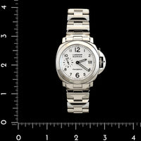 Stainless Steel Pre-Owned Panerai Marina Luminor Watch