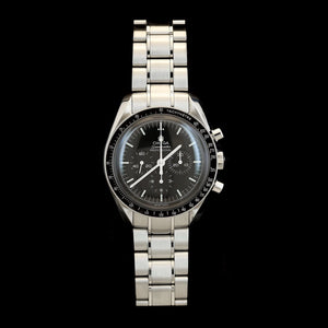 Stainless Steel Pre-Owned Omega Speedmaster Hesalite Watch