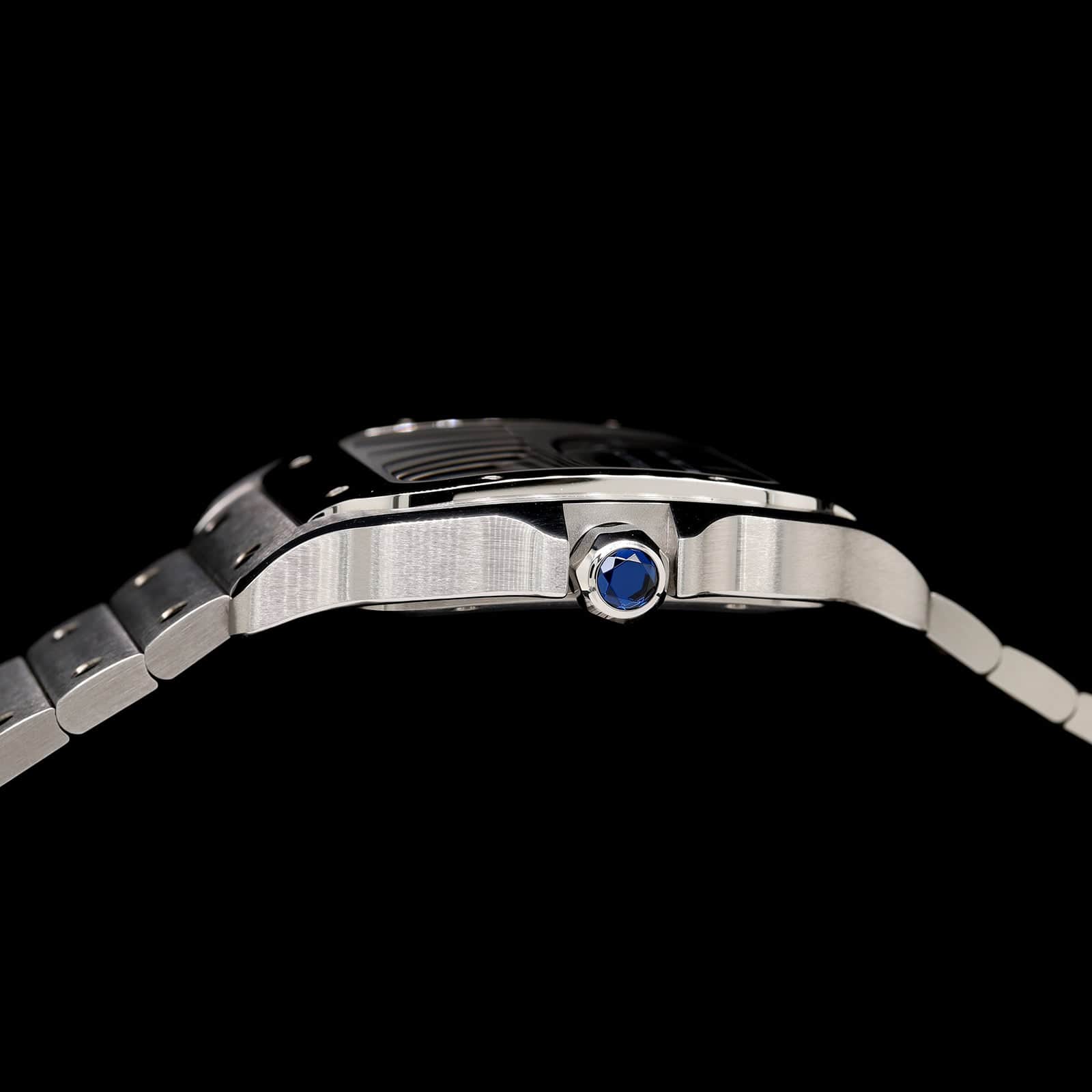 Stainless Steel Pre-Owned Cartier Santos de Cartier Watch