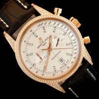 Rose Gold Pre-Owned Breitling Transocean Watch