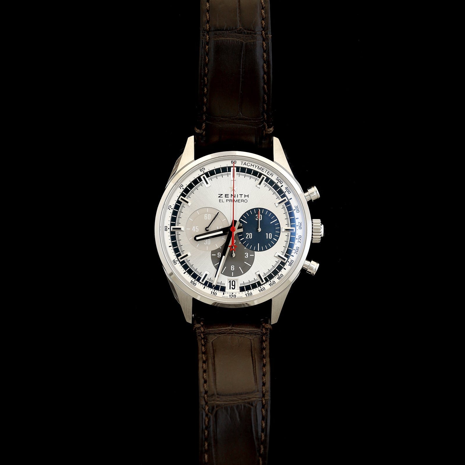 Stainless Steel Pre-Owned Zenith El Primero Chronograph Watch