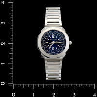 Stainless Steel Pre-Owned Bvlgari Octo Roma Worldtime Watch