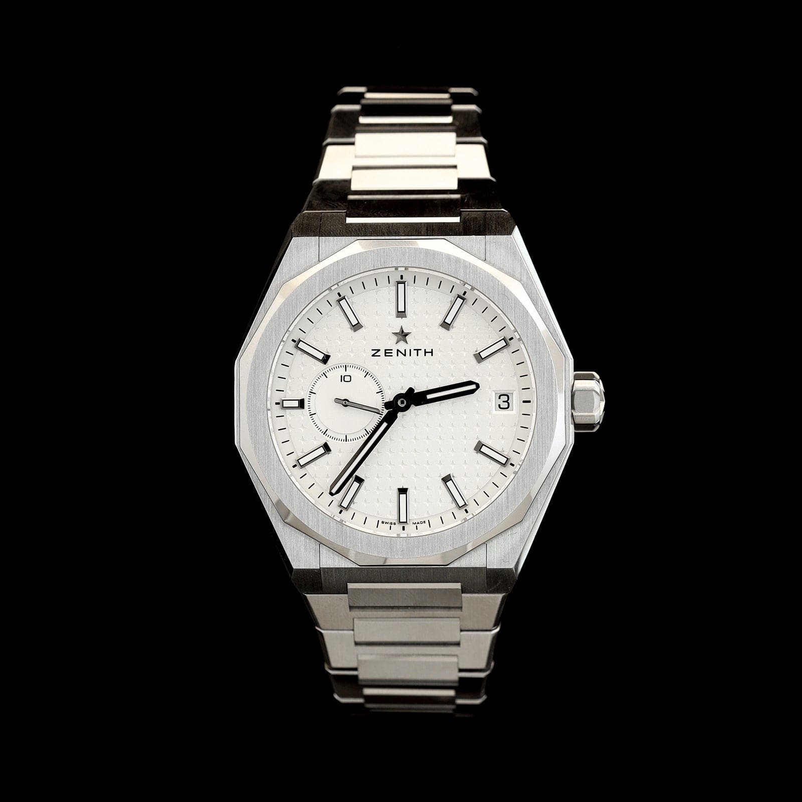 Stainless Steel Pre-Owned Zenith Defy Skyline Watch