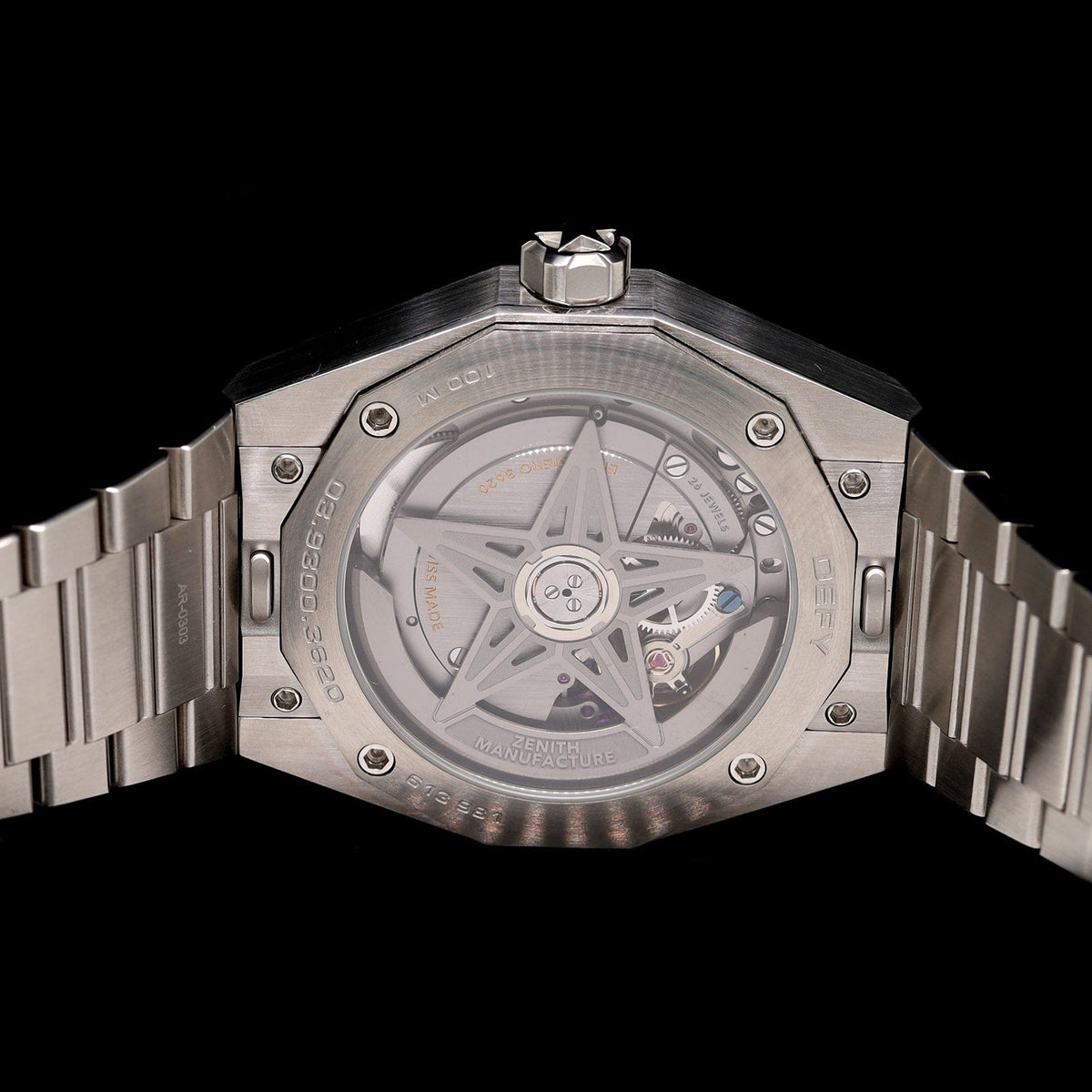 Stainless Steel Pre-Owned Zenith Defy Skyline Watch