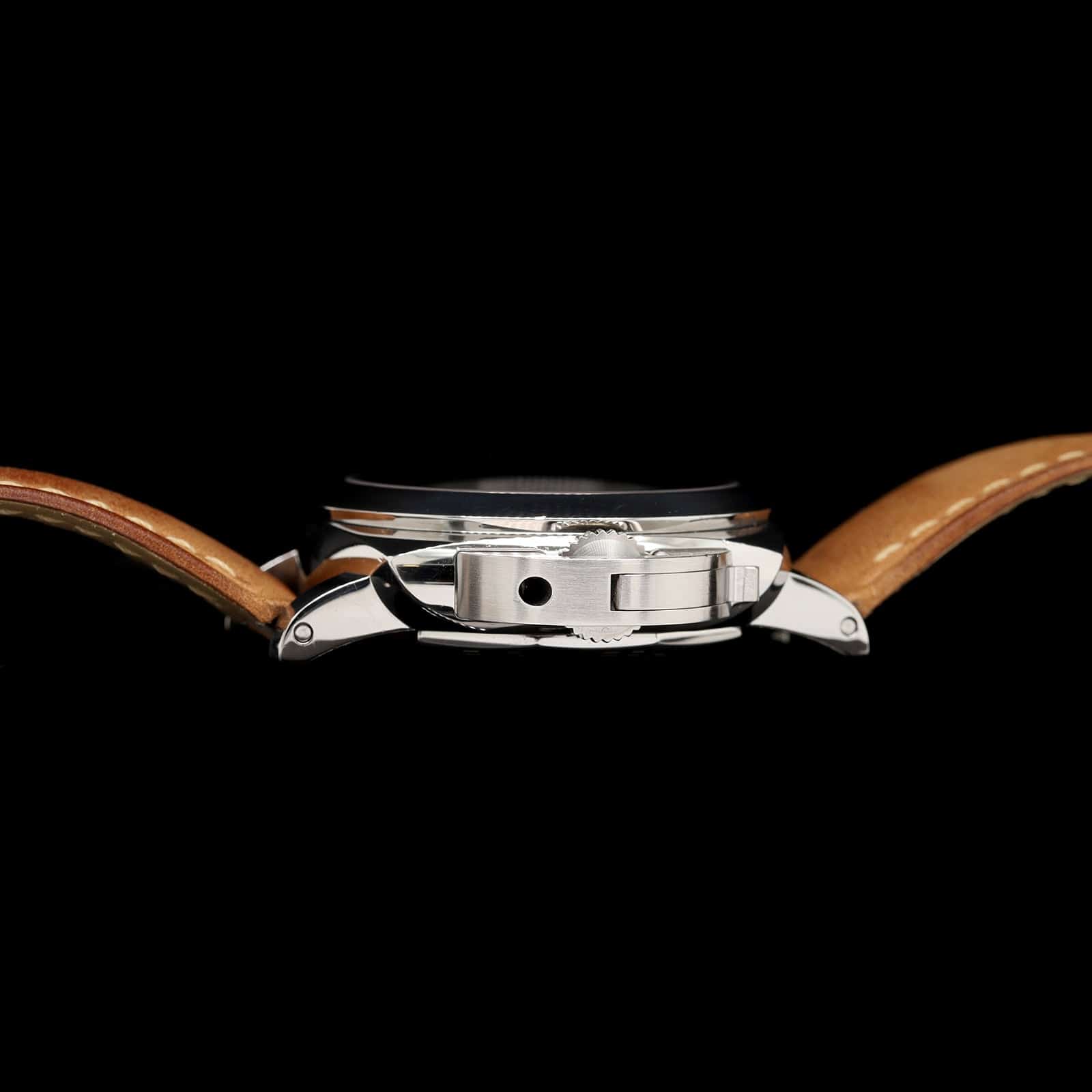 Stainless Steel Pre-Owned Panerai Luminor GMT Watch