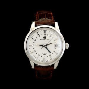 Stainless Steel Pre-Owned Grand Seiko SBGM221G GMT Watch