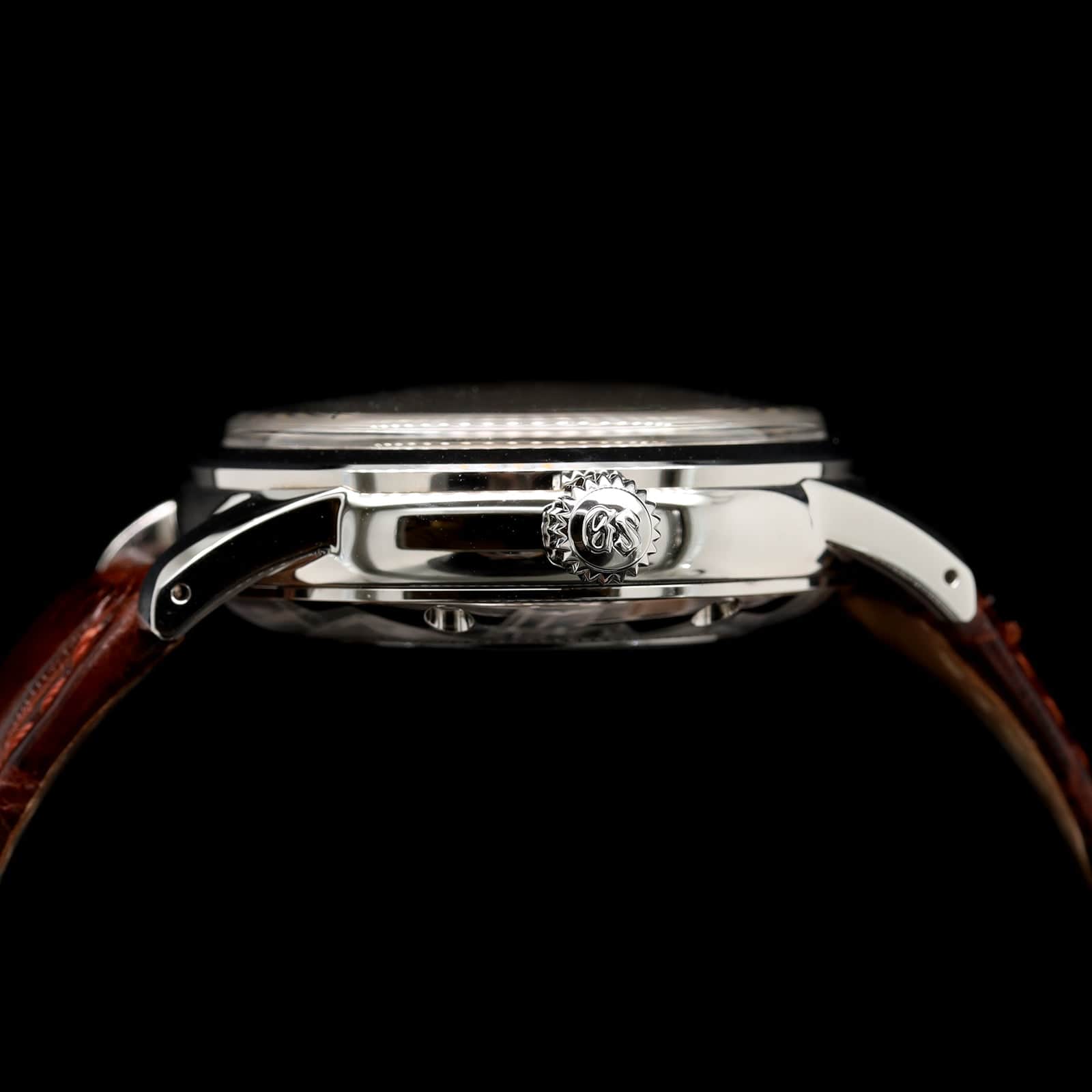 Stainless Steel Pre-Owned Grand Seiko SBGM221G GMT Watch