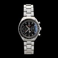 Stainless Steel Pre-Owned Omega Speedmaster Moonphase Watch