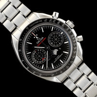 Stainless Steel Pre-Owned Omega Speedmaster Moonphase Watch