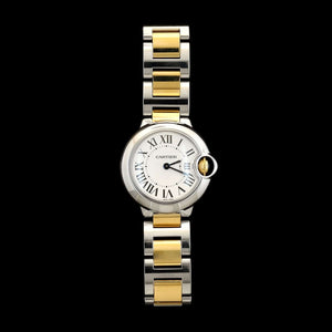 Stainlee Steel & Yellow Gold Pre-Owned Cartier Ballon Bleu 28 Watch