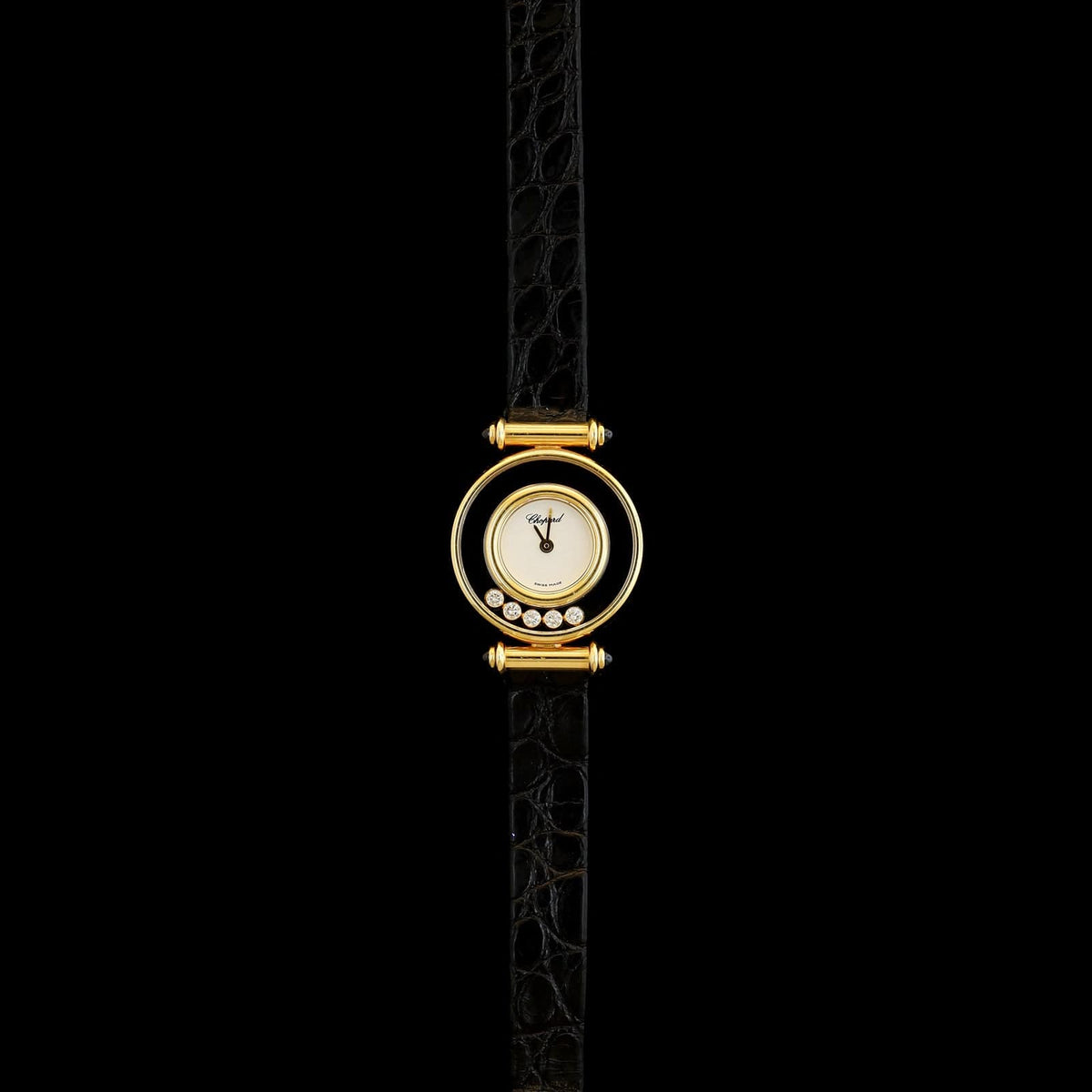 Yellow Gold Pre-Owned Chopard Happy Hours Watch