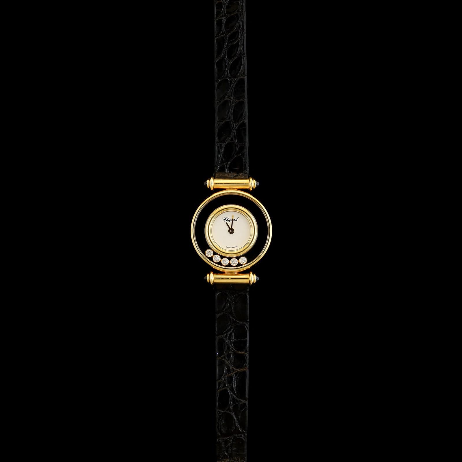 Yellow Gold Pre-Owned Chopard Happy Hours Watch