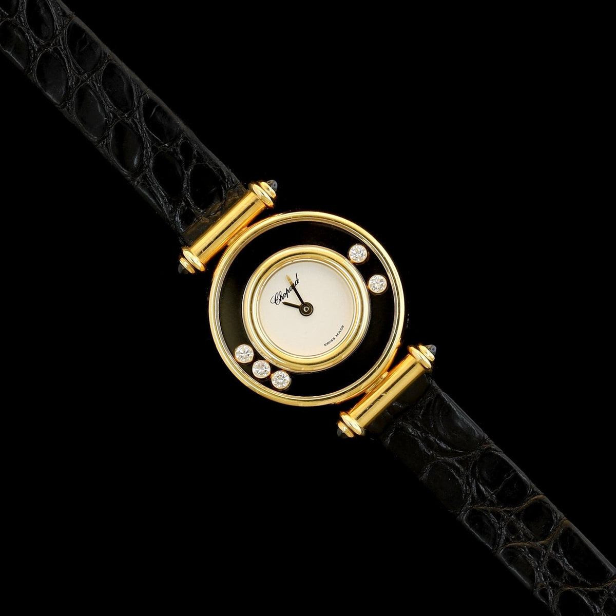 Yellow Gold Pre-Owned Chopard Happy Hours Watch