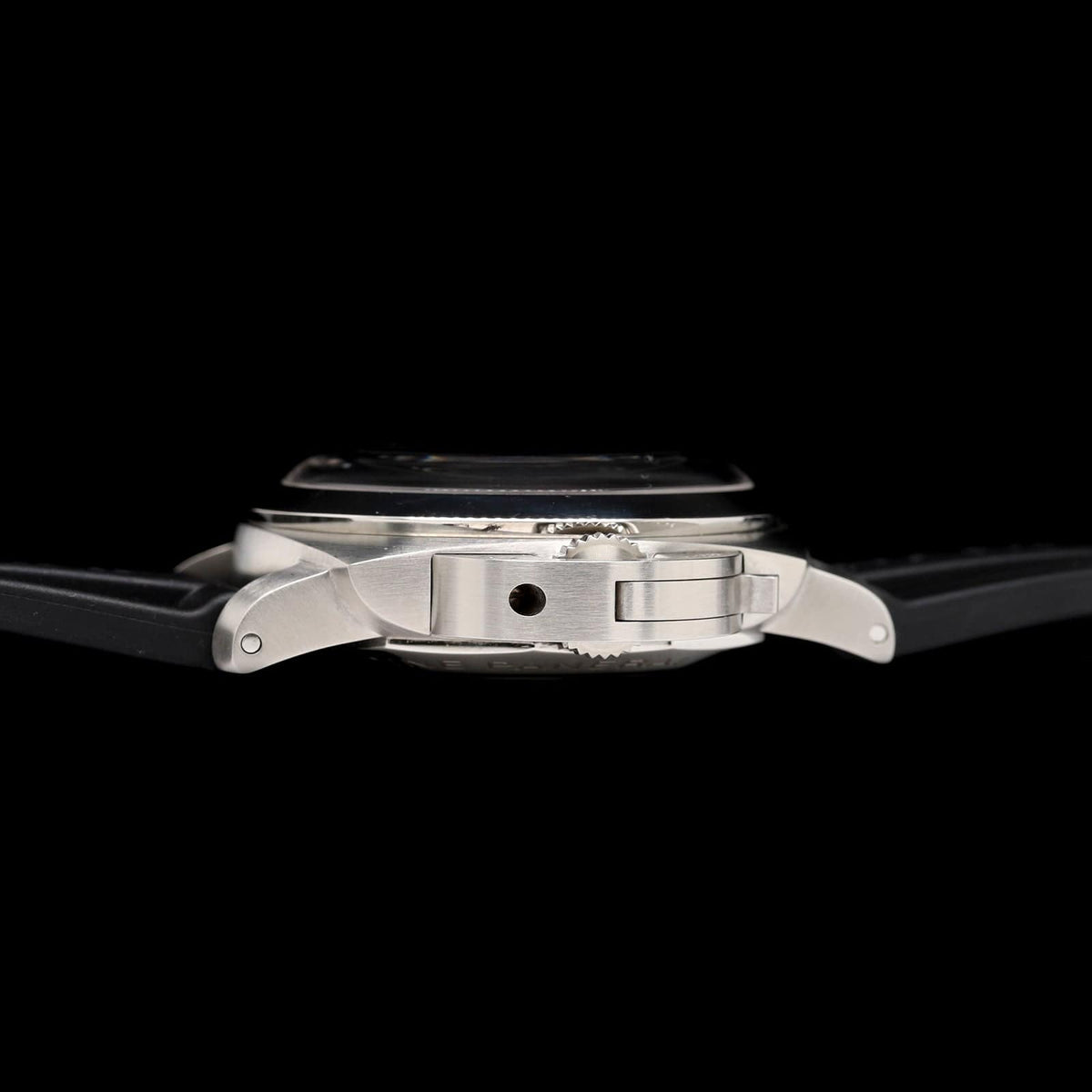 Stainless Steel Pre-Owned Panerai Luminor GMT 8-day Watch